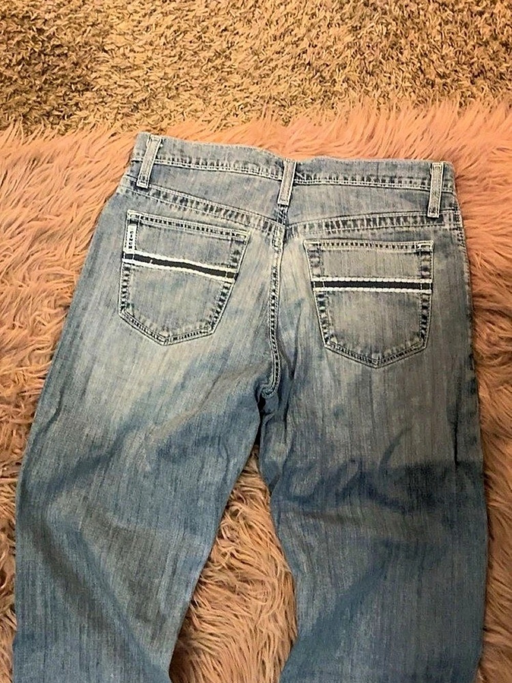 Cinch Men's Bootcut Jeans Waist 30X34 Blue